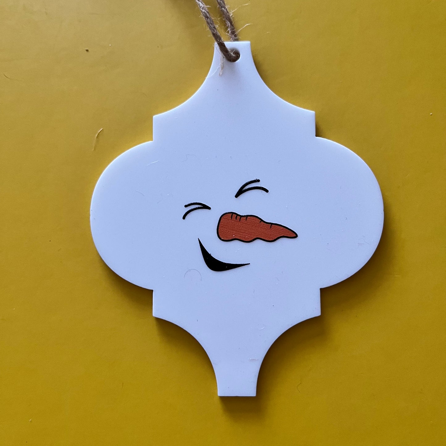 Arabesque Snowman/Snowlady Decorations