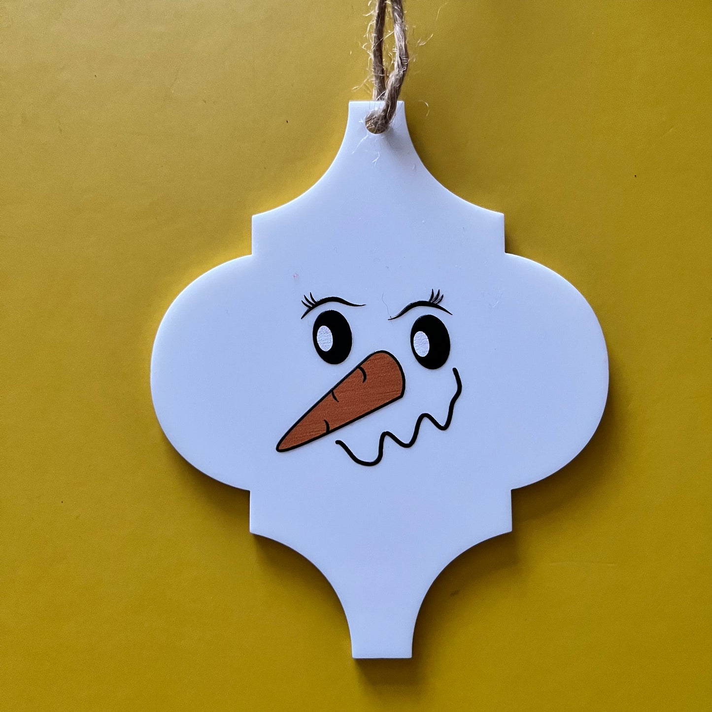 Arabesque Snowman/Snowlady Decorations