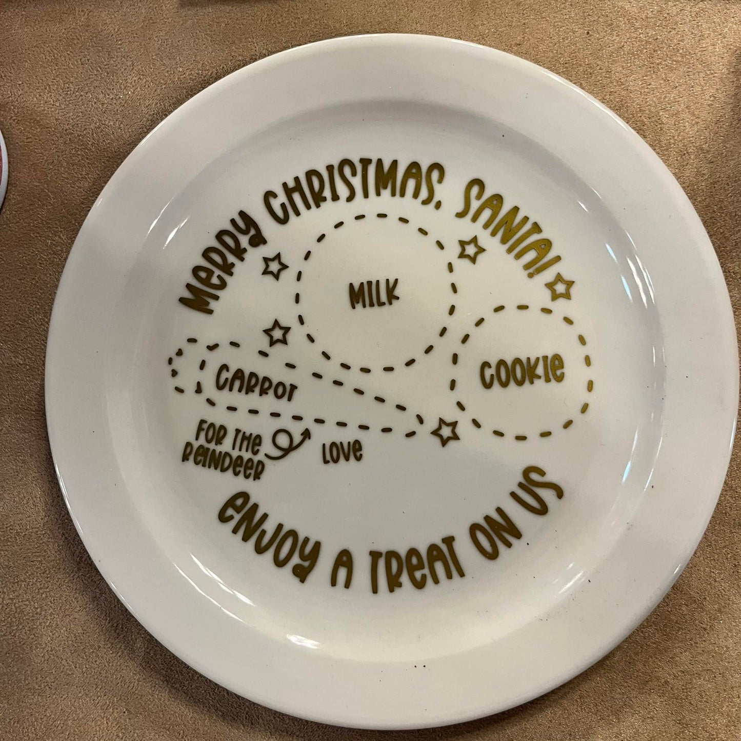 Personalised Santa Plates