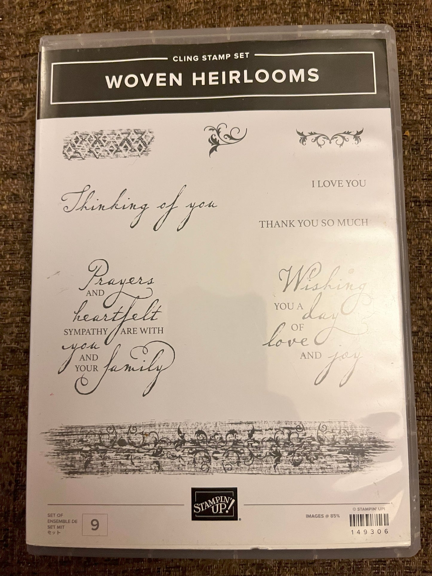 Woven Heirlooms Stamp Set