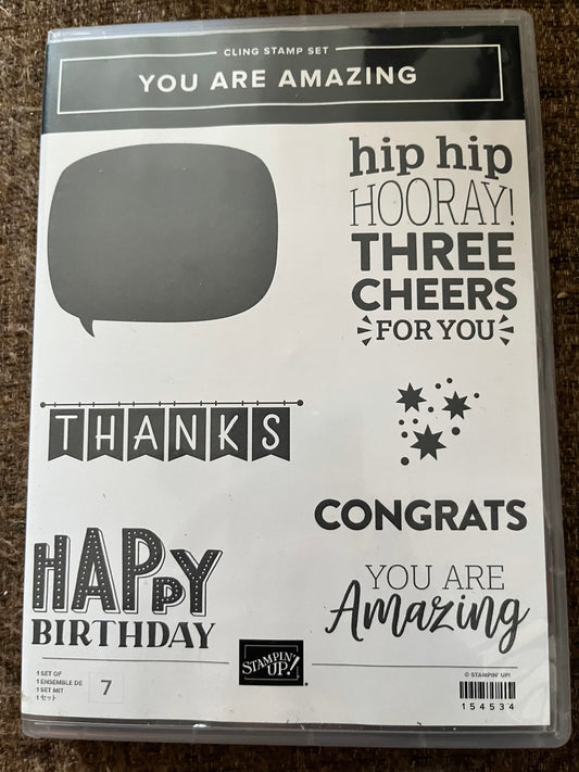 You Are Amazing Stamp Set