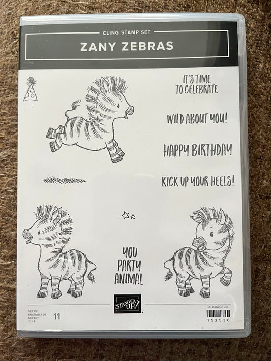 Zany Zebras Stamp Set