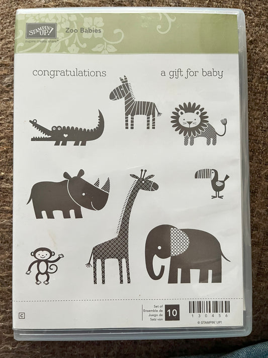 Zoo Babies Stamp Set