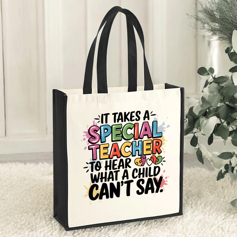 Teacher Canvas Tote Bags