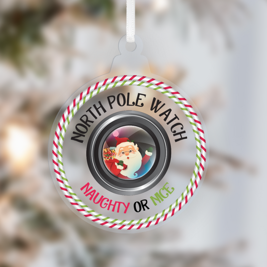 10cm 'Camera' Christmas Baubles With Personalised Ribbon