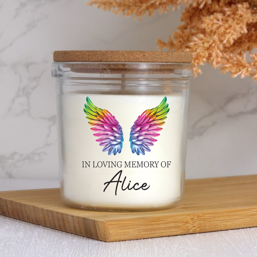 40hr Scented Memorial Candle With Lid