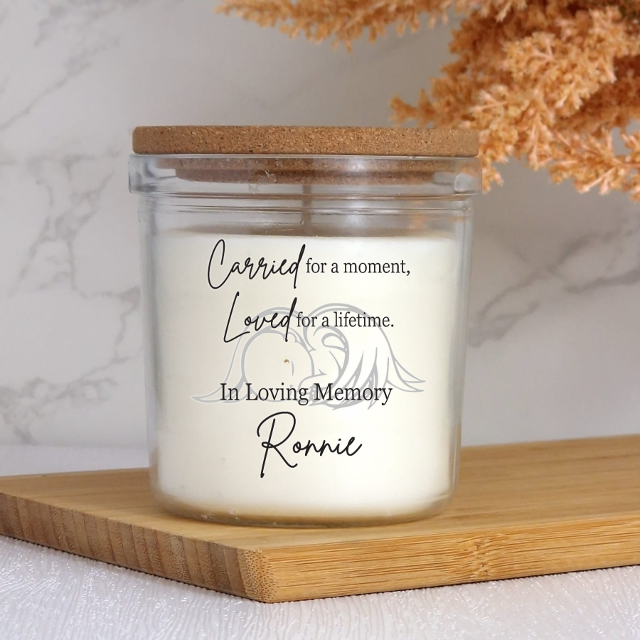 40hr Scented Memorial Candle With Lid