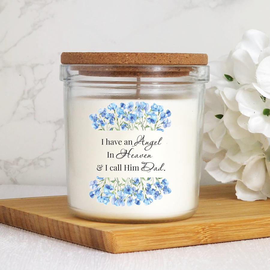 40hr Scented Memorial Candle With Lid