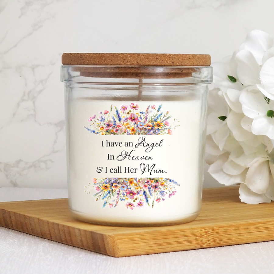 40hr Scented Memorial Candle With Lid