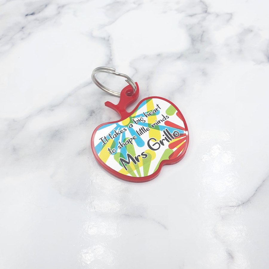 Teacher Keyrings - Assorted Shapes