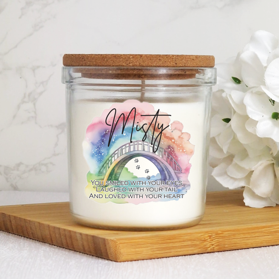 40hr Scented Memorial Candle With Lid