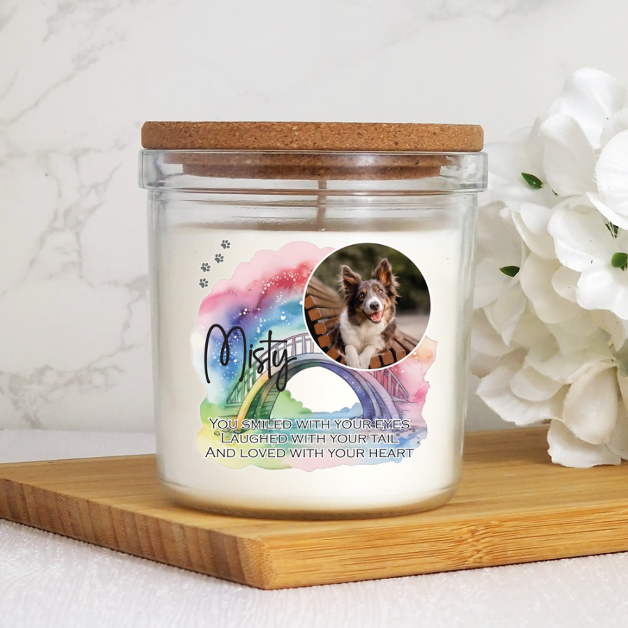 40hr Scented Memorial Candle With Lid