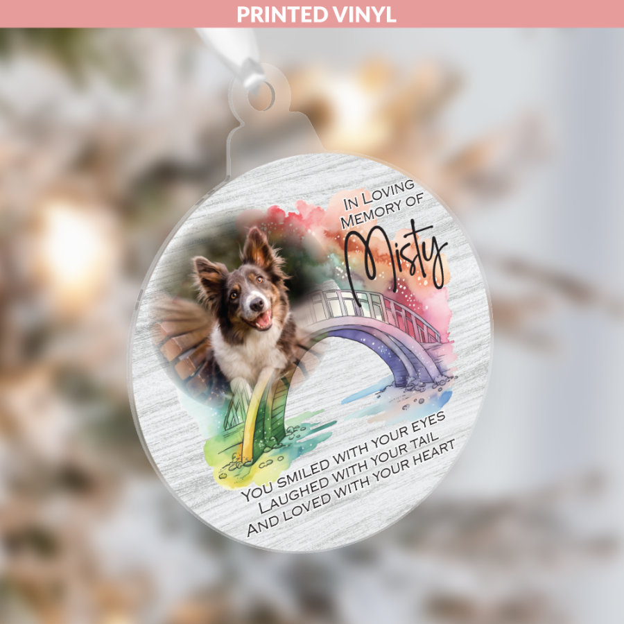 10cm Memorial Christmas Tree Decorations - Pets