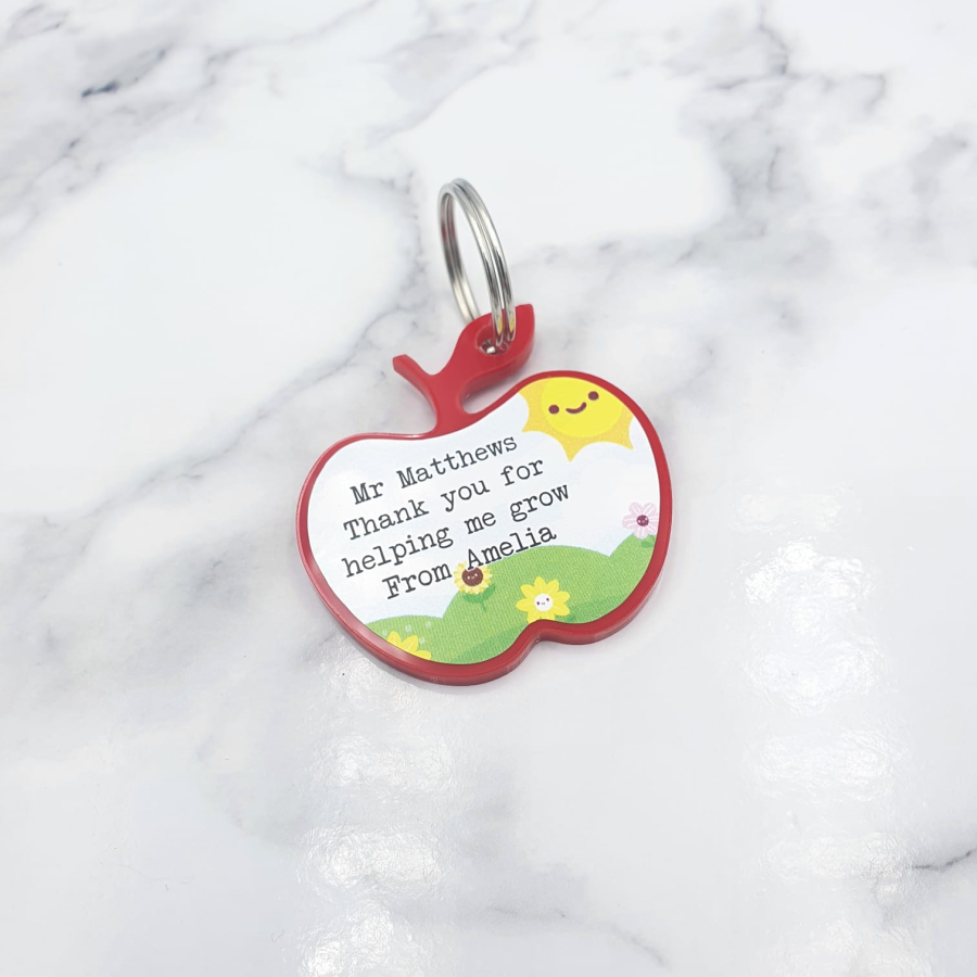Teacher Keyrings - Assorted Shapes