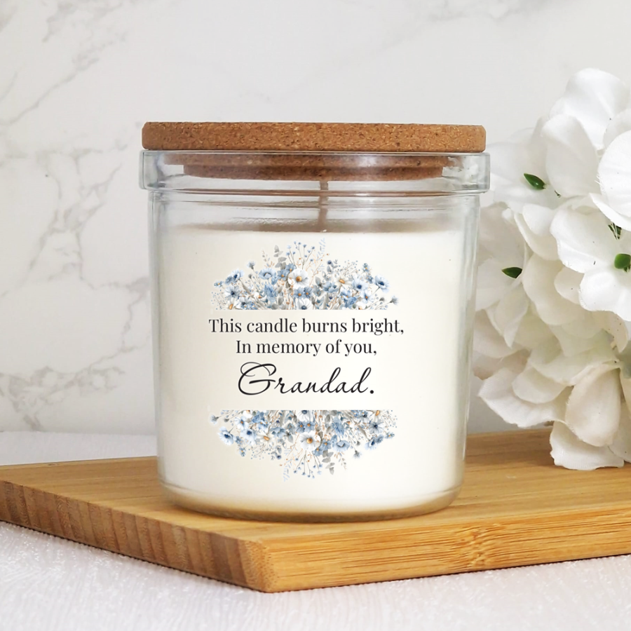 40hr Scented Memorial Candle With Lid