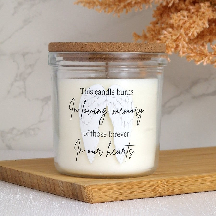 40hr Scented Memorial Candle With Lid